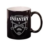 Black Infantry Shield Mug